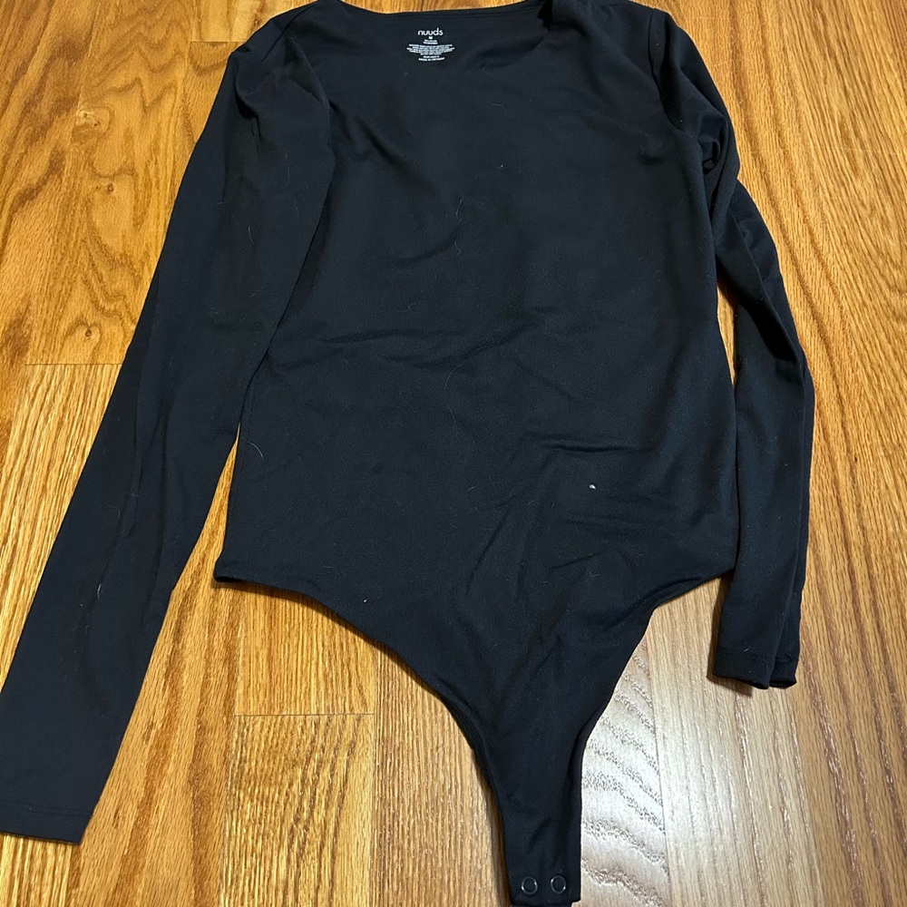 Black Long Sleeve Bodysuit